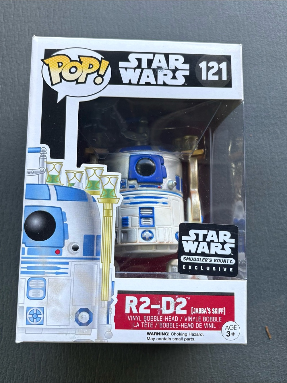 R2‑D2 Smuggler’s Bounty Exclusive (Jabba’s Skiff) – Star Wars Funko Pop – #121